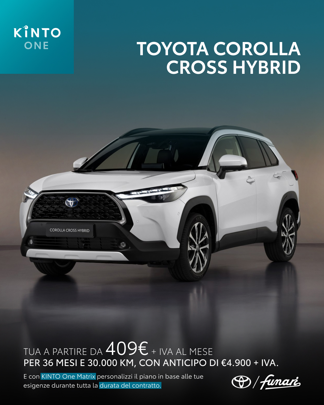COROLLA CROSS HYBRID BY KINTO ONE