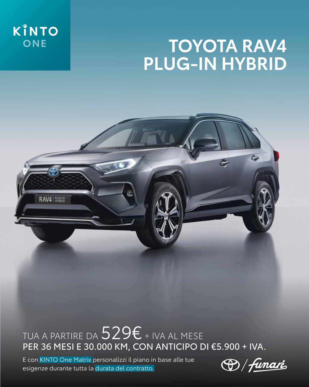 TOYOTA RAv4 plug-in hybrid BY KINTO ONE