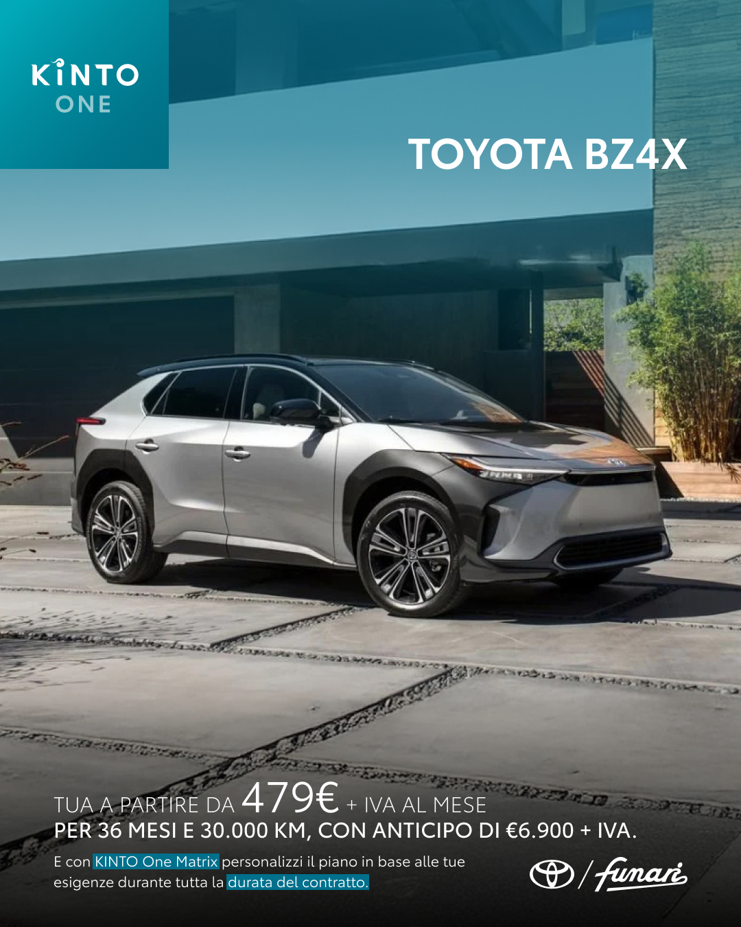 TOYOTA bZ4X BY KINTO ONE